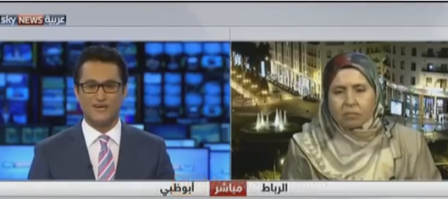 الأستاذة عزيزة البقالي رئيسة منتدى الزهراء على قناة سكاي نيوز حول إستفحال العنف ضد المرأة بالمغرب